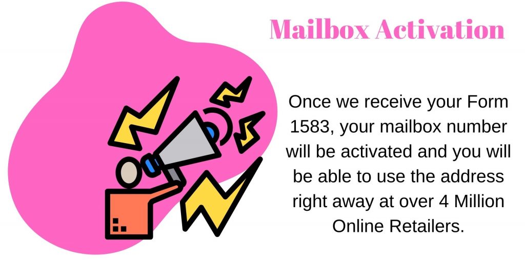 U.S Mailbox Application, Step 3 - Rent U.S Mailbox Virtual Address Mailbox